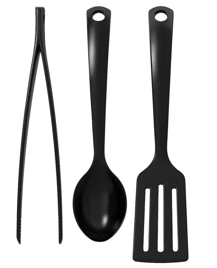 Ustensiles, 2 pièces, noir