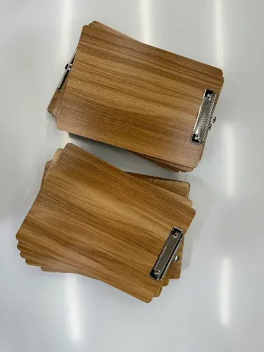 Lot de 10 Porte-blocs en bois, A4